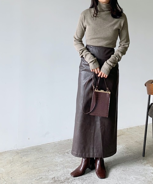 「LIAN」 長袖ニット FREE グリーン レディース_画像2