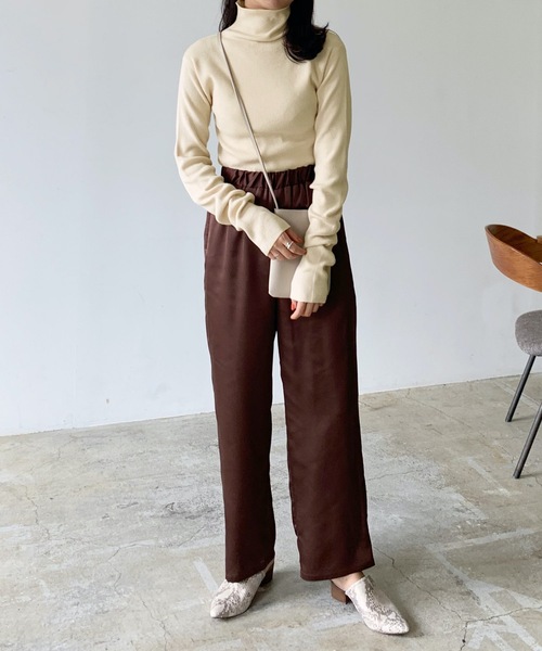 「LIAN」 長袖ニット FREE グリーン レディース_画像3