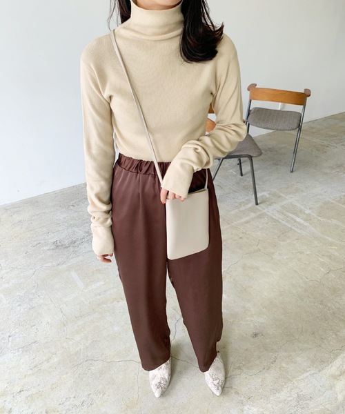 「LIAN」 長袖ニット FREE グリーン レディース_画像6