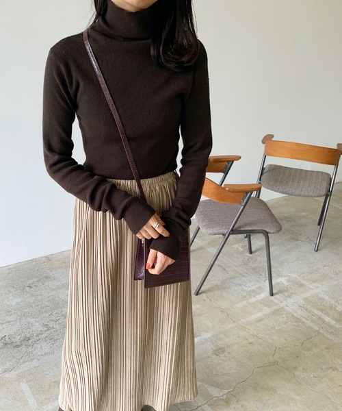 「LIAN」 長袖ニット FREE グリーン レディース_画像8