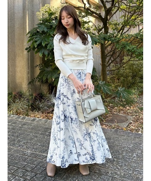 FRAY I.D（フレイ・アイディー） ドッキングワンピース FREE ホワイト