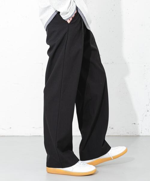 SENSE OF PLACE by URBAN RESEARCH パンツ ダブルタックワイドパンツ