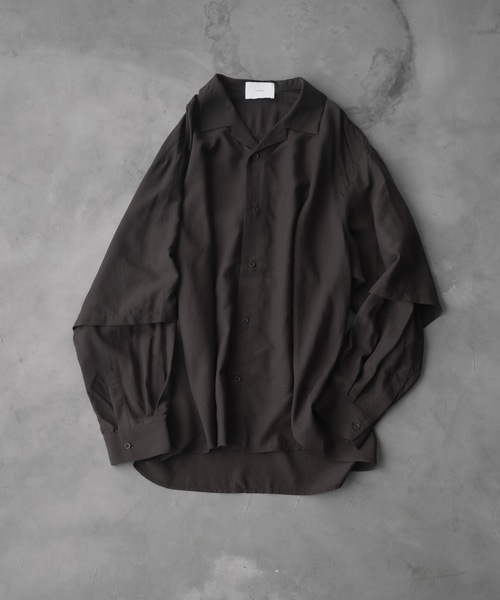 「remer」 長袖シャツ MEDIUM ブラック メンズ_画像3