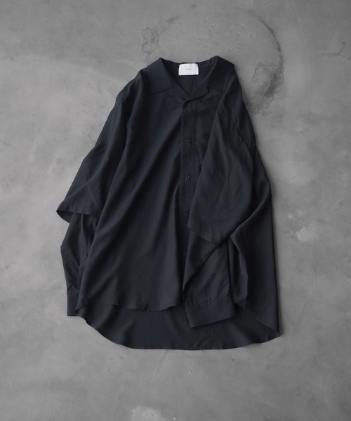 「remer」 長袖シャツ MEDIUM ブラック メンズ_画像5