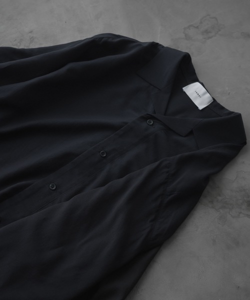 「remer」 長袖シャツ MEDIUM ブラック メンズ_画像7