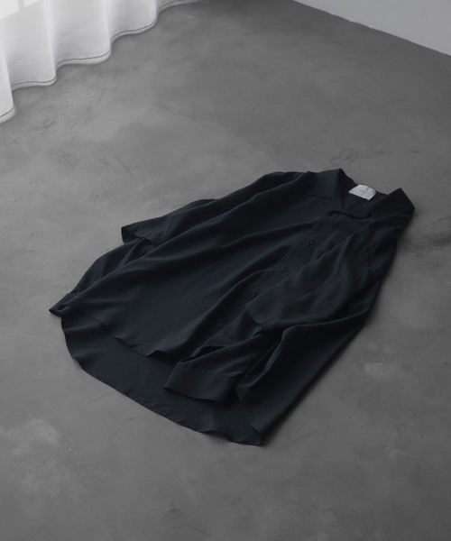 「remer」 長袖シャツ MEDIUM ブラック メンズ_画像8