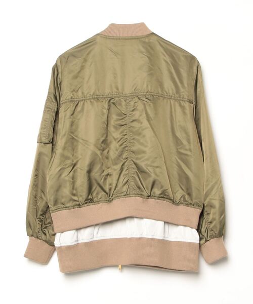 「Risley」 ナイロンブルゾン FREE グリーン レディース_画像2