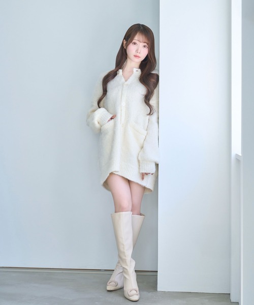 Rose Muse（ロゼミューズ） カーディガン Shaggy knit cardie