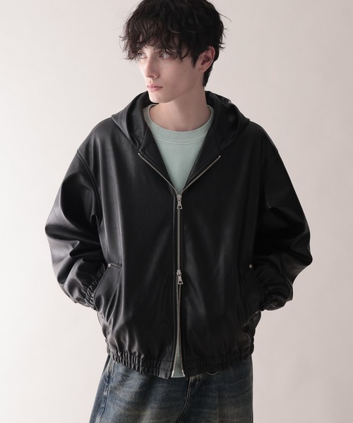 その他 Ken RAGEBLUE（レイジブルー） ブルゾン アウター Synthetic Leather Short