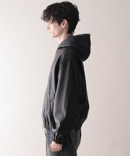 RAGEBLUE（レイジブルー） ブルゾン アウター Synthetic Leather Short