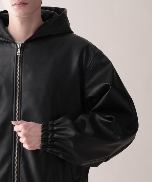 RAGEBLUE（レイジブルー） ブルゾン アウター Synthetic Leather Short