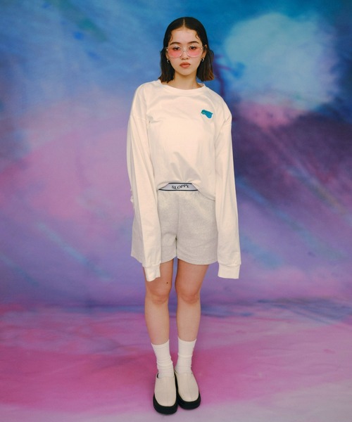 「WHO'S WHO gallery」 「slopoy」長袖カットソー FREE ブラック レディース_画像3