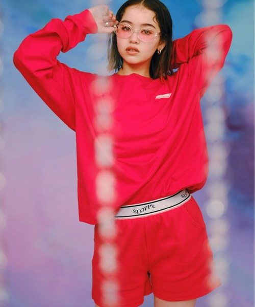 「WHO'S WHO gallery」 「slopoy」長袖カットソー FREE ブラック レディース_画像4