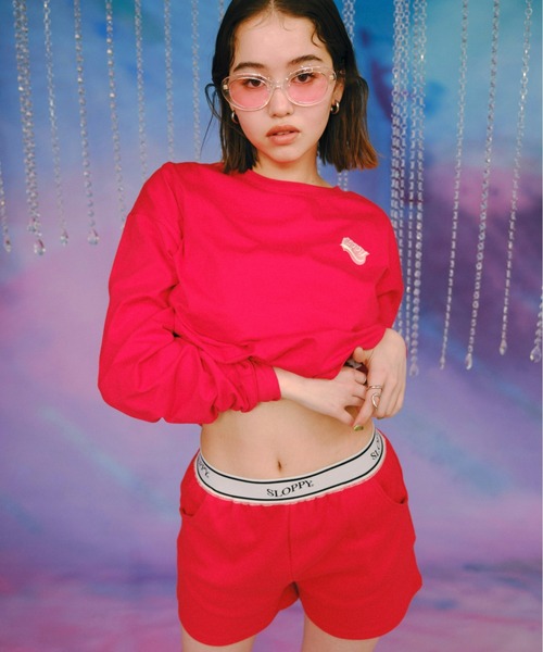 「WHO'S WHO gallery」 「slopoy」長袖カットソー FREE ブラック レディース_画像6