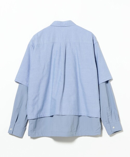 シャツ レイヤードシャツ「ワイドフィット」 メンズ レディースの画像