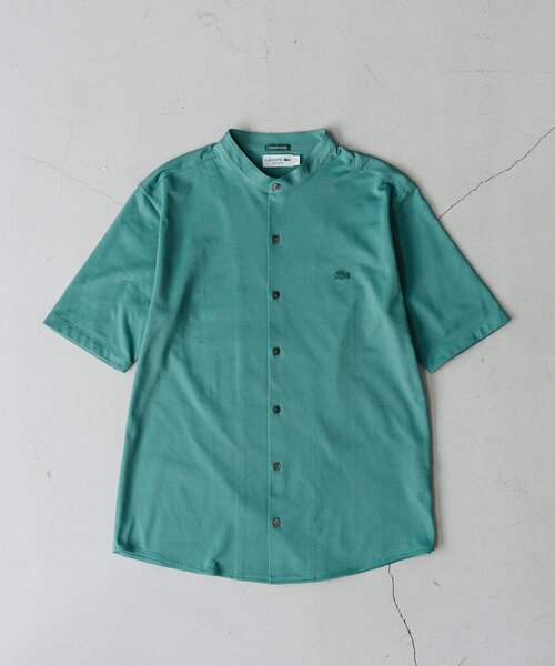 LACOSTE グリーン ポロシャツ 半袖 LACOSTE（ラコステ） 半袖ポロシャツ 5 グリーン メンズ : ZOZOTOWN