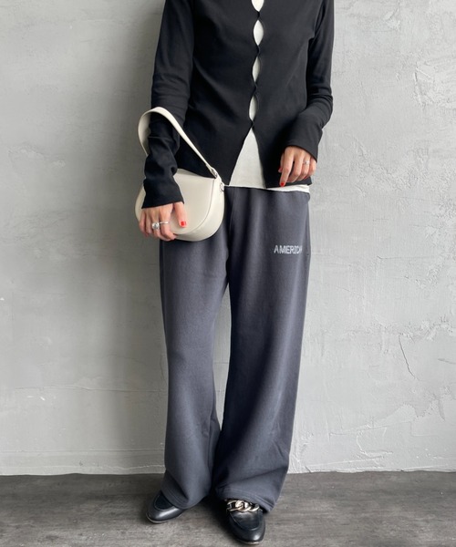 AMERICANA（アメリカーナ） スウェットパンツ ONE SIZE ブラウン