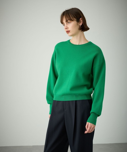 「N.O.R.C」 長袖ニット フリー ブラック レディース_画像2