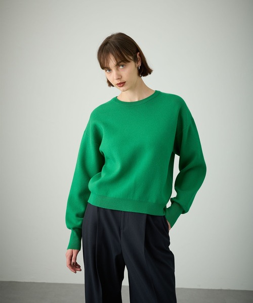 「N.O.R.C」 長袖ニット フリー ブラック レディース_画像3