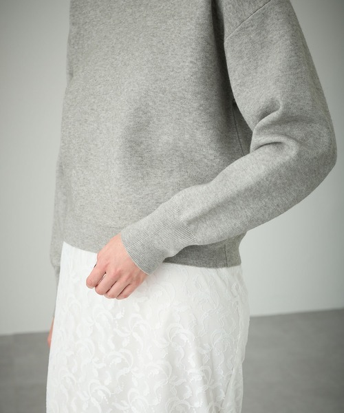 「N.O.R.C」 長袖ニット フリー ブラック レディース_画像6