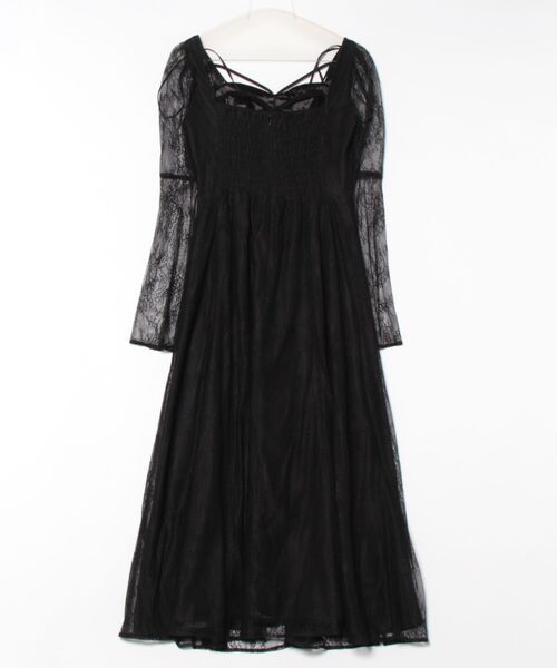 「EATME」 長袖ワンピース SMALL ブラック レディース_画像2