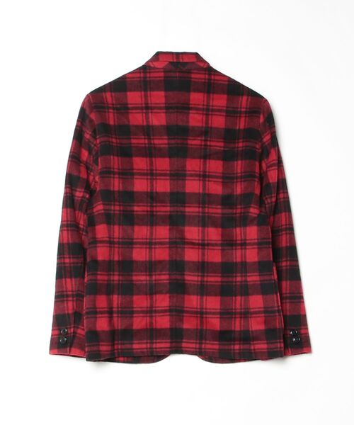 「coen」 テーラードジャケット SMALL レッド メンズ_画像2