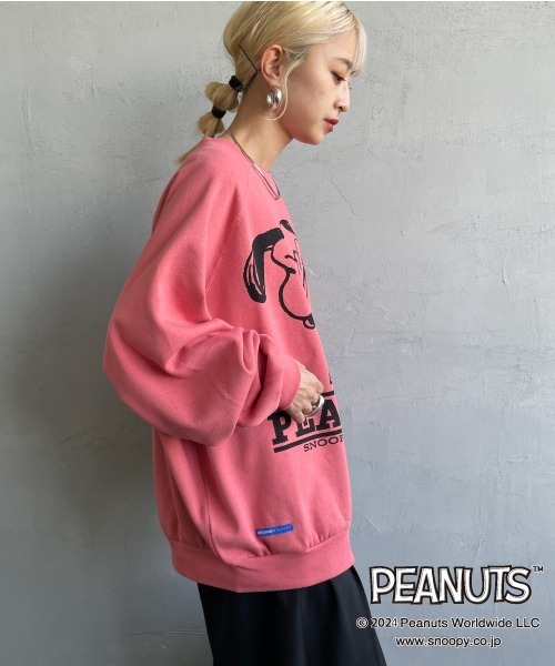 「SEQUENZ」 スウェットカットソー L レッド レディース_画像3