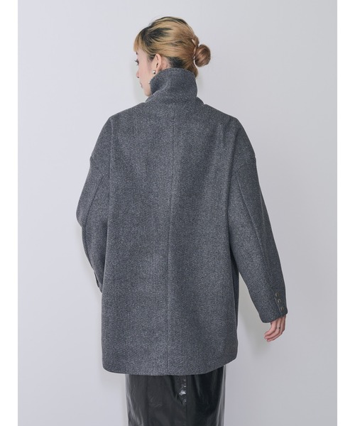 「TEVALT」 テーラードジャケット 38 チャコール レディース_画像2