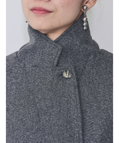 「TEVALT」 テーラードジャケット 38 チャコール レディース_画像3