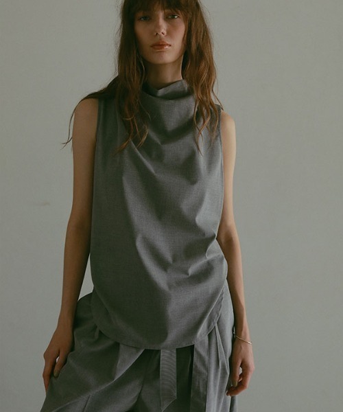 「ETRE TOKYO」 オールインワン M グレー レディース_画像5