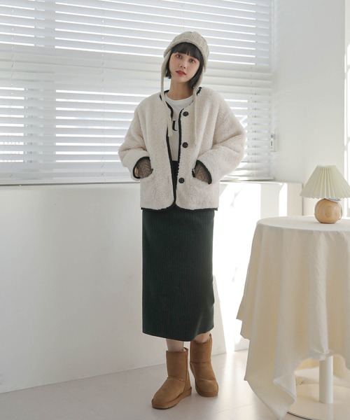 「UNE MANSION」 ニットキャップ ONE SIZE ベージュ レディース_画像2
