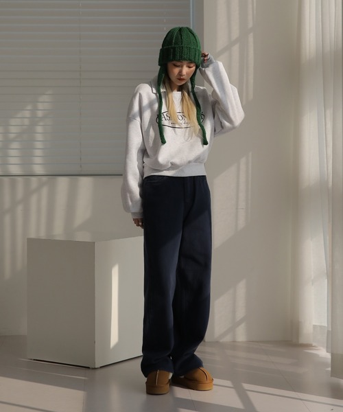 「UNE MANSION」 ニットキャップ ONE SIZE ベージュ レディース_画像6