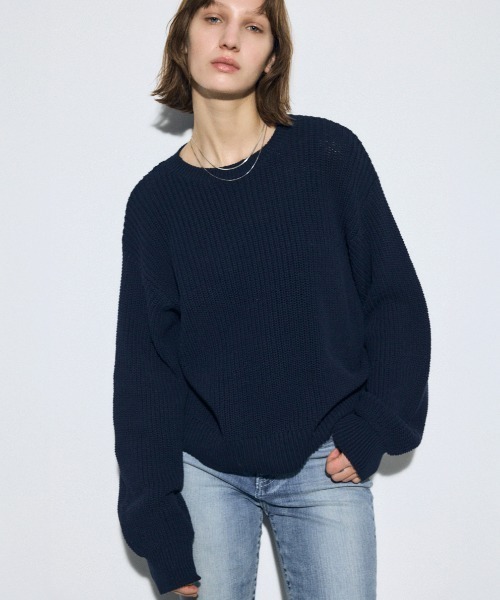 AZUL BY MOUSSY（アズールバイマウジー） ニット セーター 畔編み 
