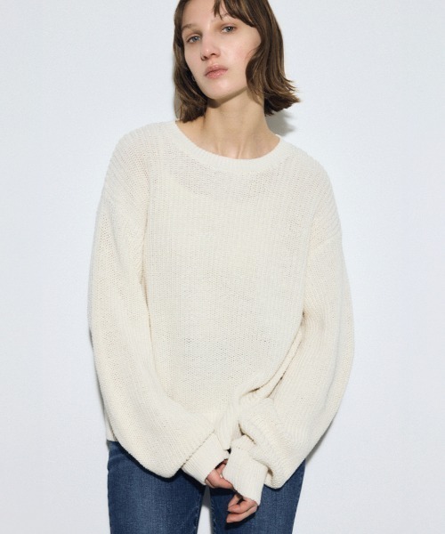 AZUL BY MOUSSY（アズールバイマウジー） ニット セーター 畔編み