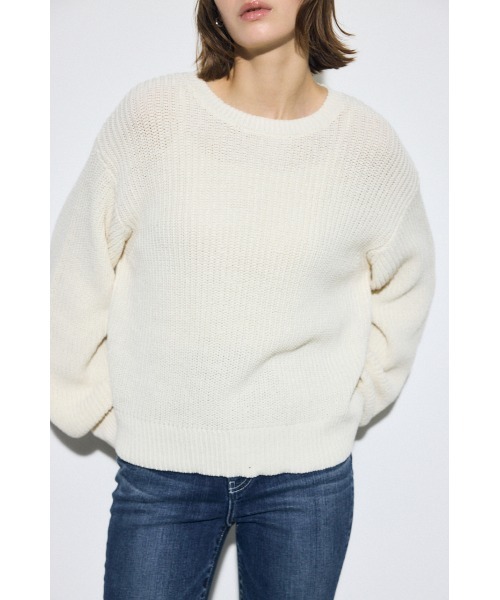 AZUL BY MOUSSY（アズールバイマウジー） ニット セーター 畔編み