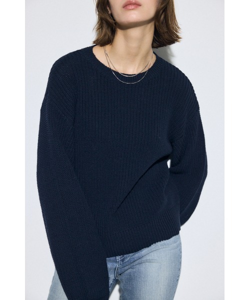 AZUL BY MOUSSY（アズールバイマウジー） ニット セーター 畔編み