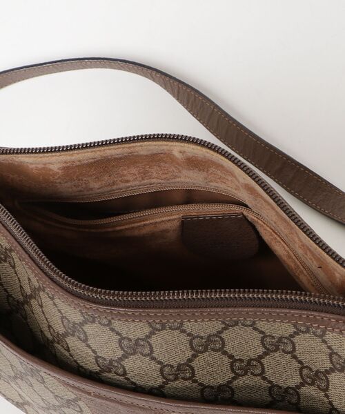 【美品】GUCCI GGパターン ショルダーバッグ スプリーム ブラウン GUCCI（グッチ） GGスプリーム ショルダーバッグ - ブラウン