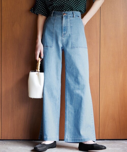 ジーンズ デニム デニムパンツ 23区DENIM サマー ベイカーパンツ