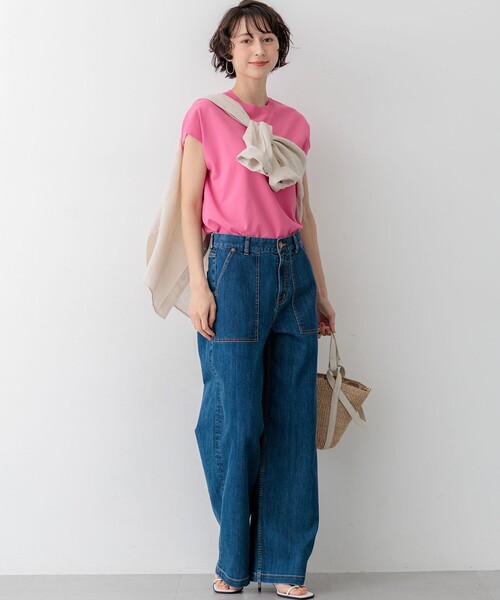ジーンズ デニム デニムパンツ 23区DENIM サマー ベイカーパンツ