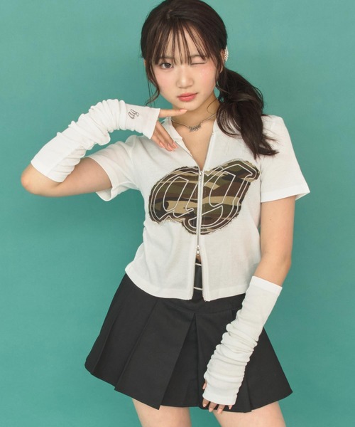 Yy Shop確認専用ページ ANAP GiRL（アナップガール） パーカー ダブルジップ ハトメ パーカー