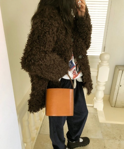 「FAVORITO」 ノーカラージャケット F ベージュ レディース_画像2