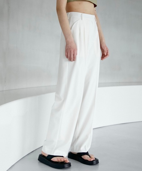 「LA PEAU DE GEM」 スラックス 1 ブラック レディース_画像3