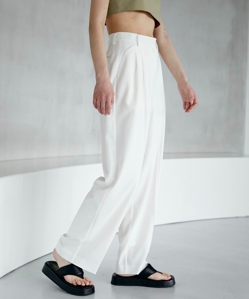 「LA PEAU DE GEM」 スラックス 1 ブラック レディース_画像4