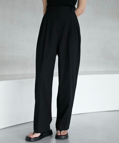 「LA PEAU DE GEM」 スラックス 1 ブラック レディース_画像8