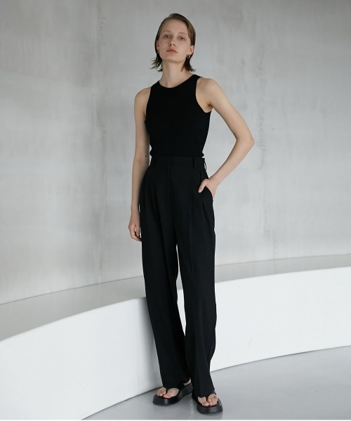 「LA PEAU DE GEM」 スラックス 1 ブラック レディース_画像9