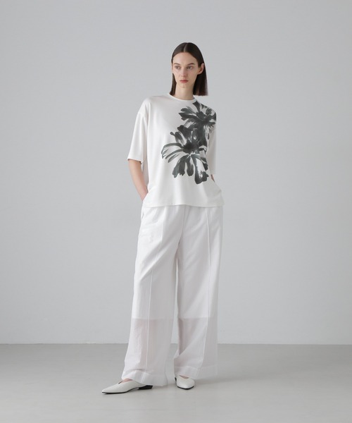「ADORE」 半袖カットソー 38 ホワイト レディース_画像9