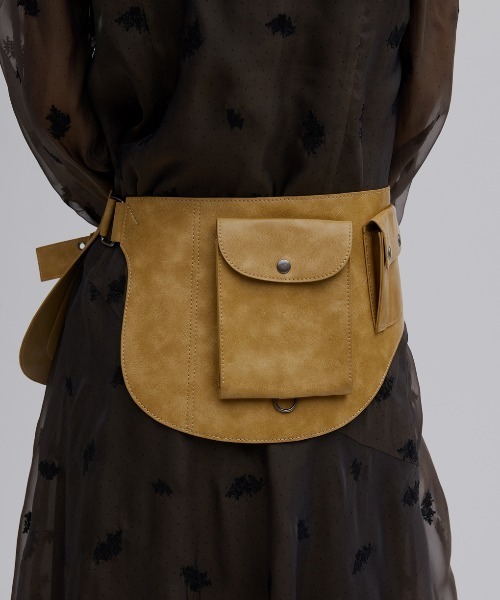 Ameri（アメリ） ベルト SYNTHETIC LEATHER UTILITY BELT レディース