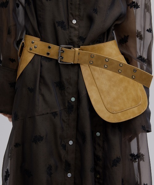 Ameri（アメリ） ベルト SYNTHETIC LEATHER UTILITY BELT レディース