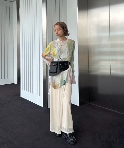 Ameri（アメリ） ベルト SYNTHETIC LEATHER UTILITY BELT レディース