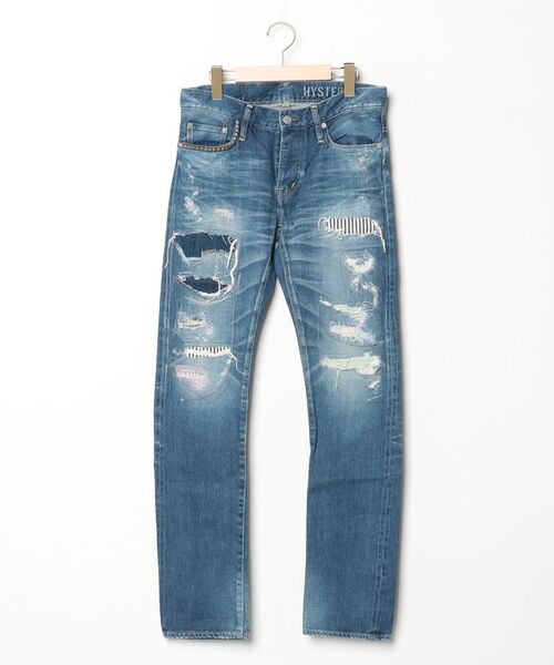HYSTERIC GLAMOUR（ヒステリックグラマー） デニムパンツ SMALL ブルー